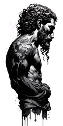 story of Job from the bible tattoo design idea