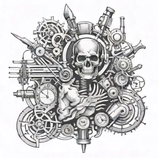 instrumentation and control engineering tattoo design idea