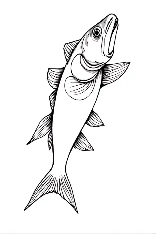 cutthroat trout tattoo design idea