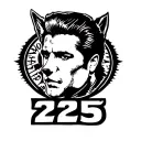 wolves fc logo grandad 25 with elvis presely theme tattoo design idea