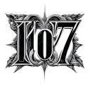 1997 Roman Numerals tattoo design idea