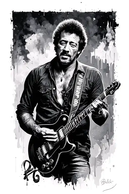 bruce springsteen one tattoo design idea