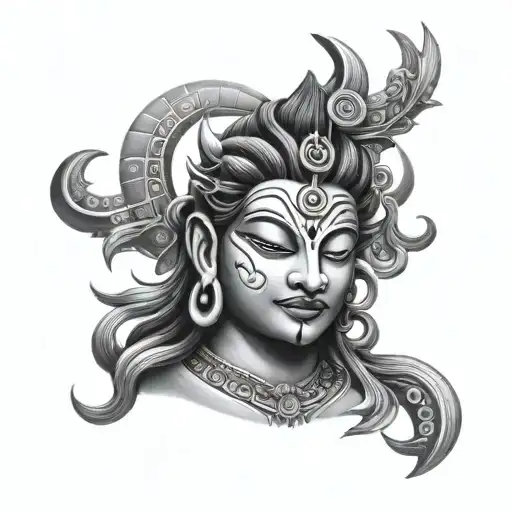 Mahadeva tattoo design idea