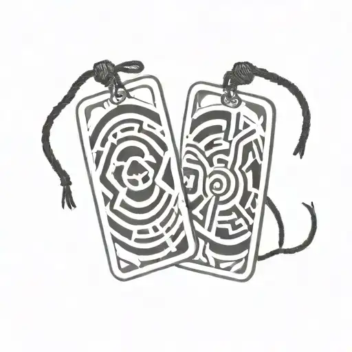 japanese omamori charm tattoo design idea