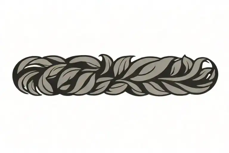 laurel wreath tattoo design idea