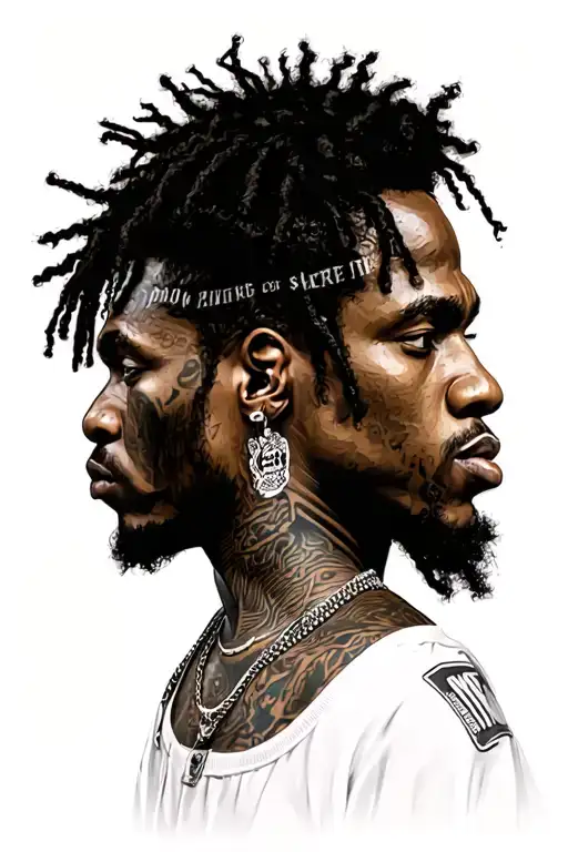 Future (rapper) Cash and young thug tattoo design idea