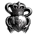 Claddagh tattoo design idea