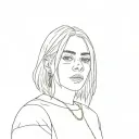 Billie Eilish tattoo design idea