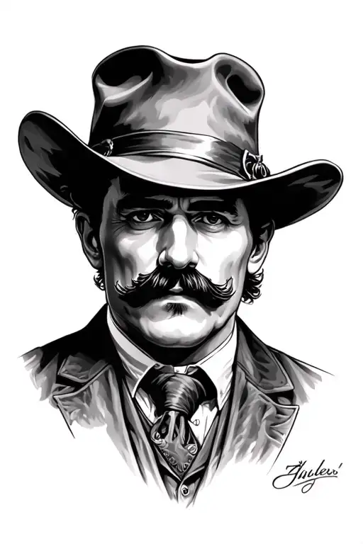 Doc Holliday tattoo design idea