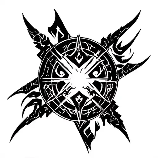 arcane league of legends anomaly tattoo design idea