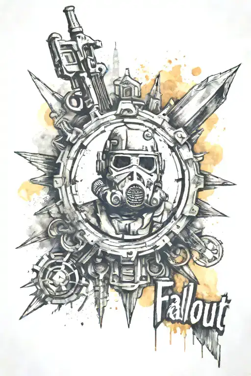 fallout new vegas tattoo design idea