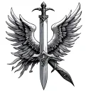 Bible Sword tattoo design idea