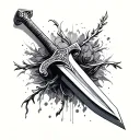Bible Sword tattoo design idea