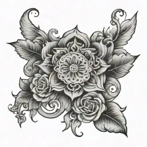 name alexis thalia tattoo design idea
