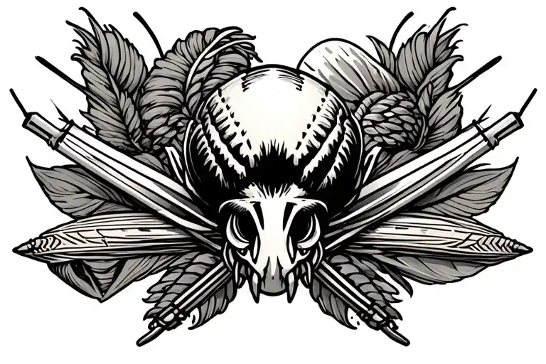 CRICKET tattoo design idea