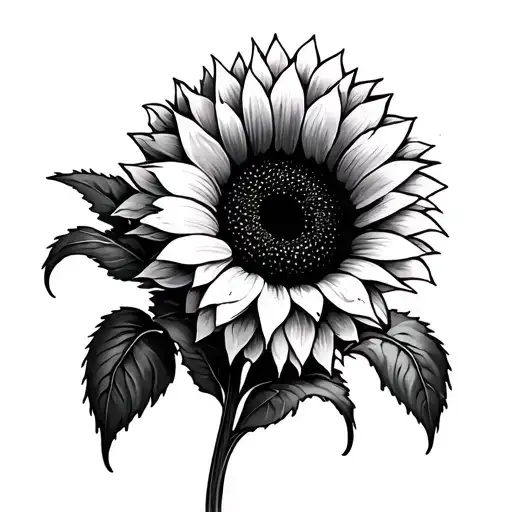 sunflowers cross tattoo tattoo design idea