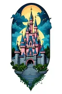 Disney Castle tattoo design idea