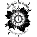 time heals all wounds' tattoo design idea