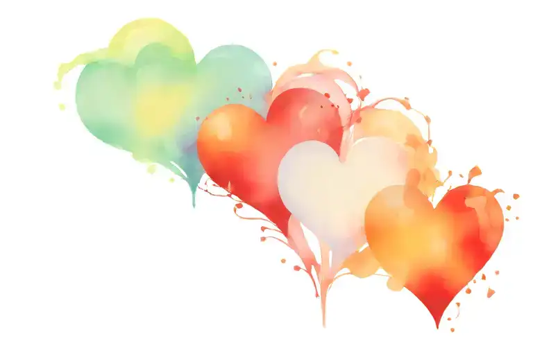 8 in heart 3 in heart 1 in heart tattoo tattoo design idea