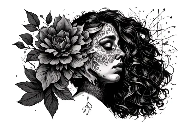 bpd mental health struggles tattoo design idea
