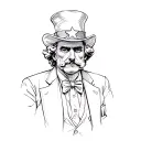 uncle sam tattoo design idea