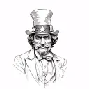 uncle sam tattoo design idea
