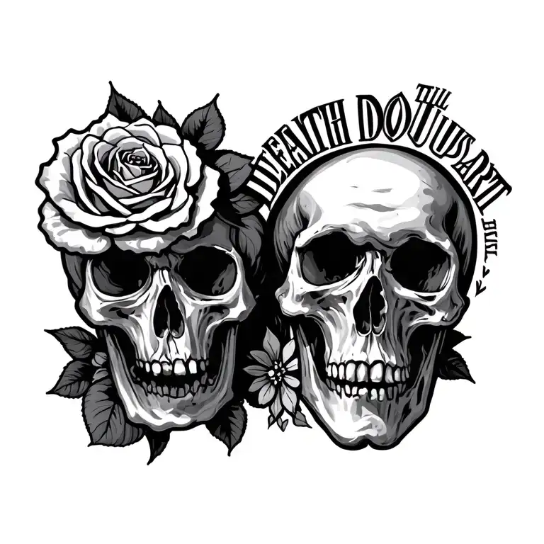 Till Death Do Us Part tattoo design idea