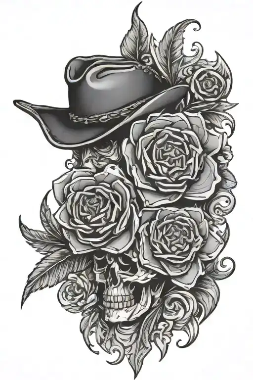 western leather work tattoo tattoo design idea