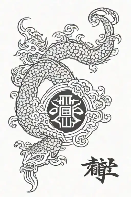 patience symbol tattoo design idea