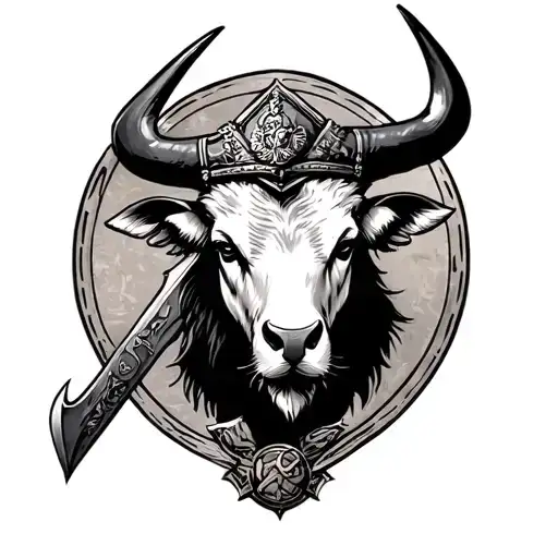 german warrior,taurus,sailor tattoo design idea