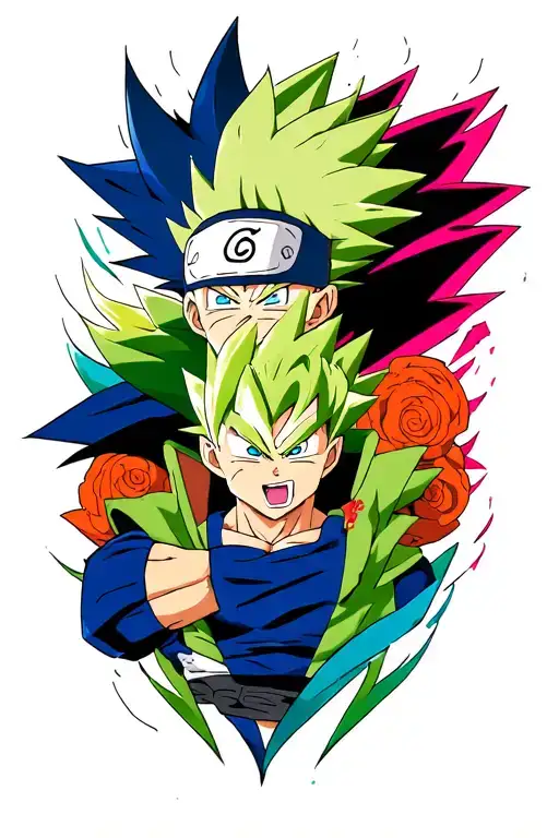 manga anime, Kakashi, Itachi, OP, Broly, Vegeta M, Nanatsu no Taizai tattoo design idea