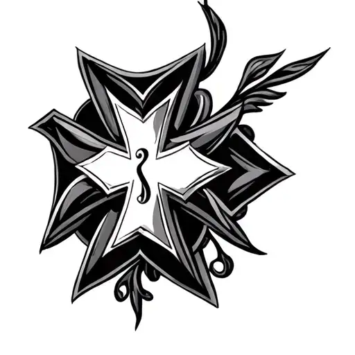 maltese cross tattoo tattoo design idea
