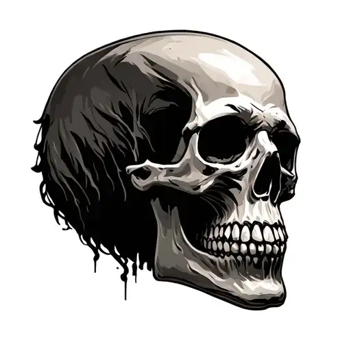 suicideboys grey 59 skull tattoo design idea