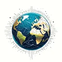 planet earth with tattoo design idea