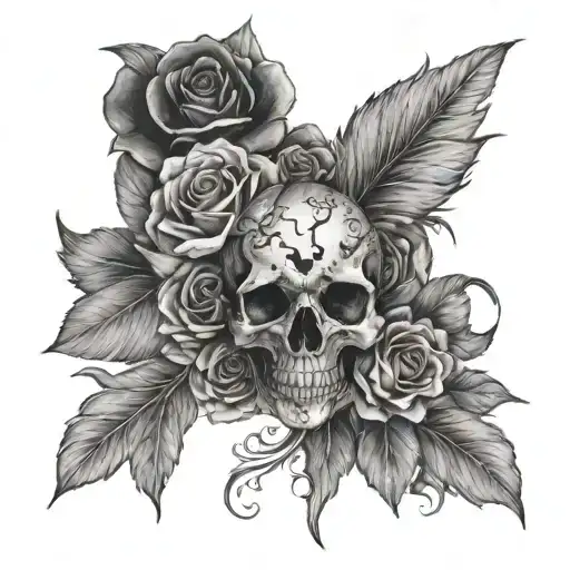 Fading tattoo design idea