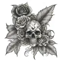 Fading tattoo design idea