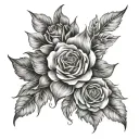 Fading tattoo design idea