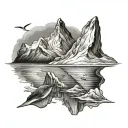 antarctica tattoo design idea