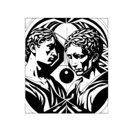 spacetime  three sons molded  symbolizing love and eternity and souls finding peace within tattoo design idea