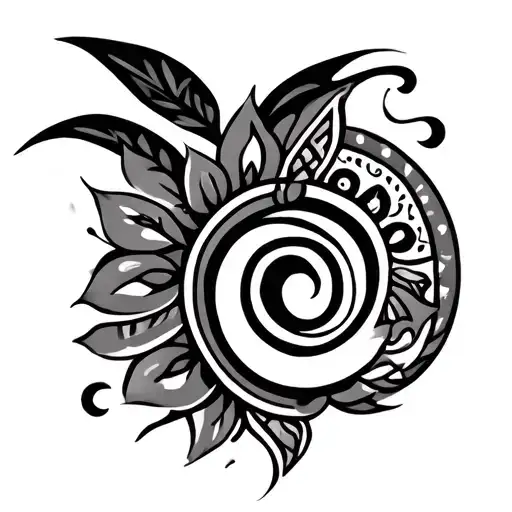 Ecuadorian cultural symbols tattoo design idea