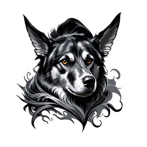 Morse tattoo design idea