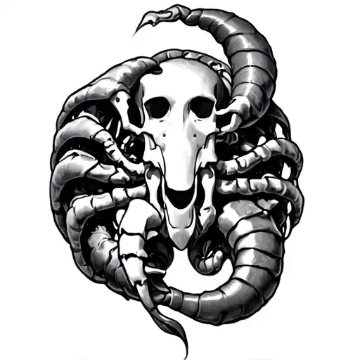 Gemini Cancer Cusp tattoo design idea