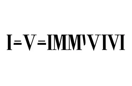 "I•VI•MMVIII" tattoo design idea