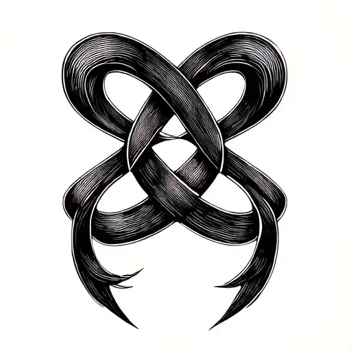 Infinity symbol for a wrist tattoo  tattoo design idea
