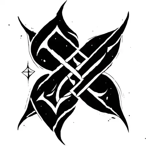 Bind Rune tattoo design idea