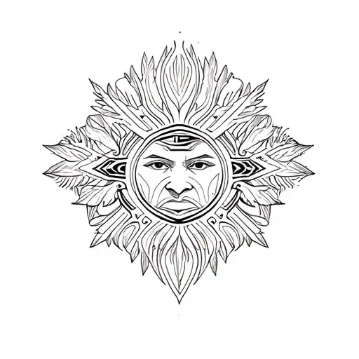 Pacific Coast First Nations elements tattoo design idea