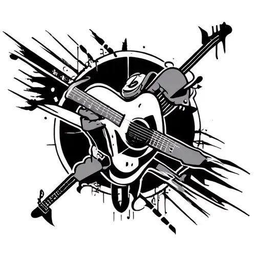 electronic dance music themed tattoo tattoo design idea