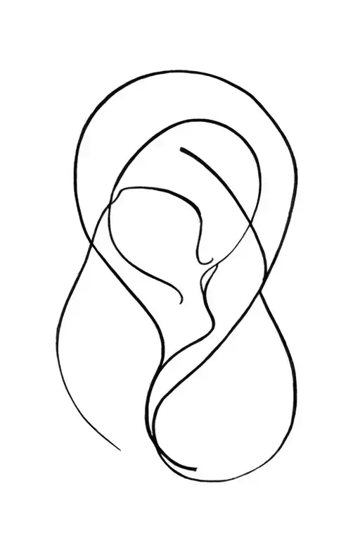 Domestic Violence survivor abstract representation tattoo design idea