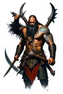 berserker viking tattoo design idea