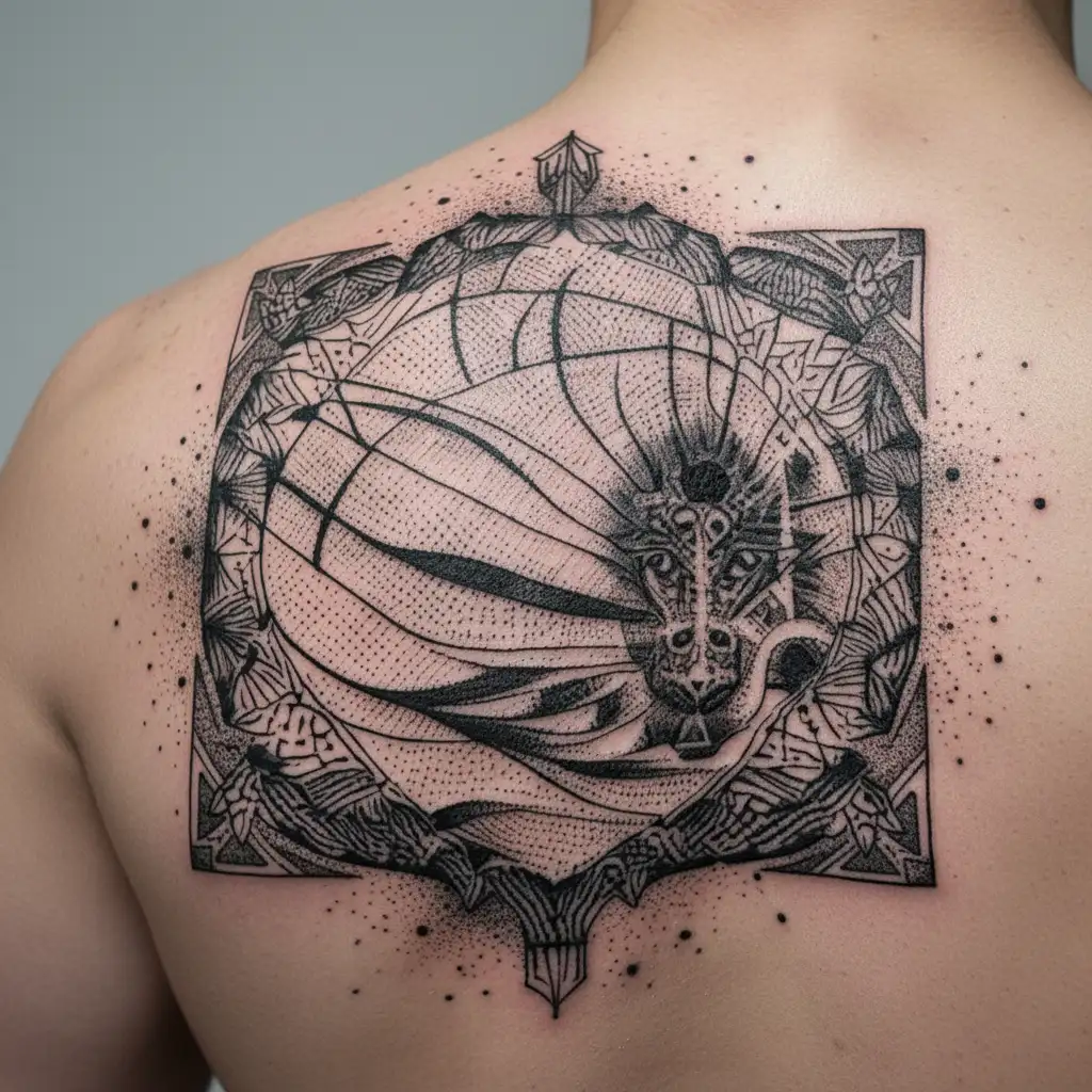  patriotic kazakhstan  tattoo design idea